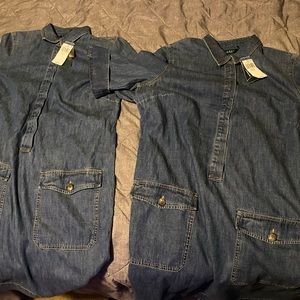 Nice denim dresses,casual wear.